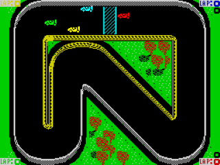 Super Sprint screenshot 3 for ZX Spectrum